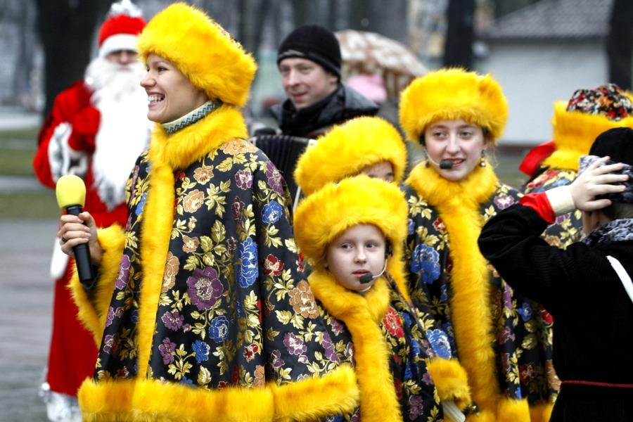 "Дед Мороз вместо честных выборов": фоторепортаж "Нового Калининграда.Ru"